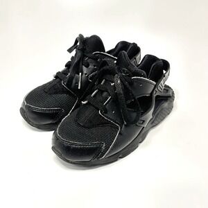 Nike Air Huarache Toddler Boys Girls Shoes Triple Black Sneakers 704950-016